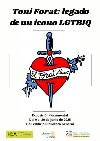 La Universitat d’Alacant homenatja Toni Forat amb una exposició sobre el seu llegat LGTBIQ+