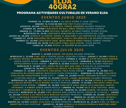 Elda 40Gra2 arranca este fin de semana con pianos en la calle y la celebración del H2O Festival en la Plaza Castelar