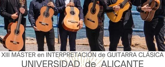 El Máster en Interpretación de Guitarra Clásica de la UA ofrece tres recitales fin de curso en la Sede Universitaria Ciudad de Alicante