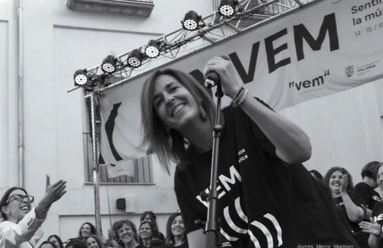 El pregón de Ana Camús abrió este viernes  la edición del VEM con más de 1.600 músicos en un evento musical de 27 horas