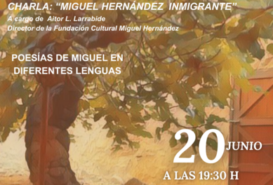 MIGUEL HERNÁNDEZ protagonitzarà la celebració del Dia Mundial de les Persones Refugiades
