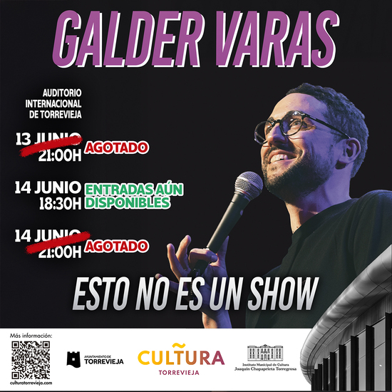 Galder Varas, la Gala 40 Aniversario Escuela Municipal de Danza y el Festival de Copla,beste fin de semana en Torrevieja
