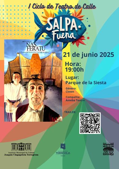 L’Amfiteatre del Parc de la Siesta de Torrevella s’estrena el dissabte com a espai escènic amb l’espectacle de CLOWN BIENVENIDO NASFERATU