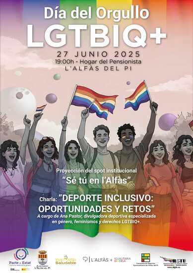 El Ayuntamiento de l’Alfàs pone en valor la diversidad con una programación especial por el Orgullo 