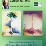El pintor ANTONIO BALLESTA dona parte de su magnífica obra a la UNED de Torrevieja