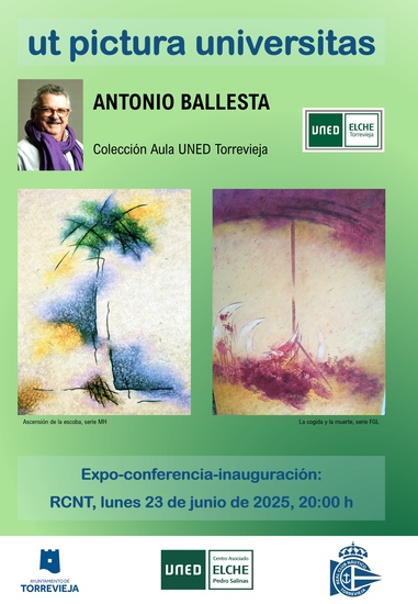 El pintor ANTONIO BALLESTA dona part de la seua magnífica obra a la UNED de Torrevella