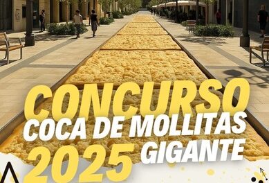 La coca de molletes de rècord es col·locarà en l’avinguda de la Constitució d’Alacant el dissabte 28