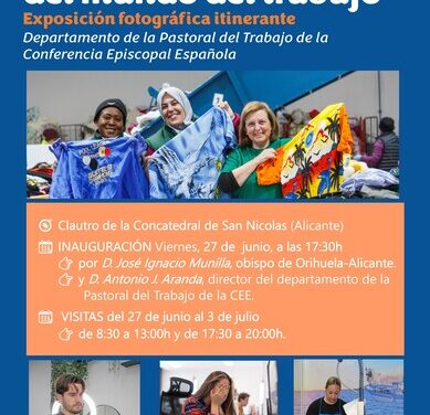La exposición “Rostros y retos del mundo del trabajo” invita a reflexionar sobre la dignidad de la persona trabajadora a la luz del Evangelio