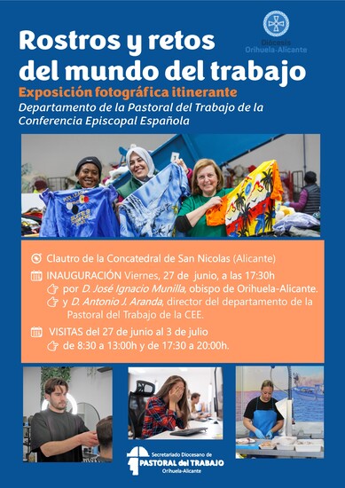La exposición “Rostros y retos del mundo del trabajo” invita a reflexionar sobre la dignidad de la persona trabajadora a la luz del Evangelio