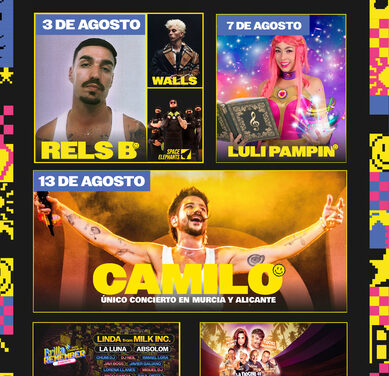 Rels B y Camilo encabezan Brilla Torrevieja 2025, el festival que ilumina la Costa Blanca en verano