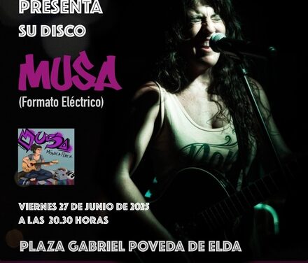 La eldense Mónica Pérez presentará el próximo viernes su disco ‘Musa’ en un concierto gratuito que se celebrará en la Plaza Gabriel Poveda