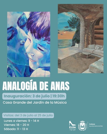 Las artistas eldenses Ana Ortín y Ana Sáez muestran sus universos creativos a través de la exposición ‘Analogías de Anas’