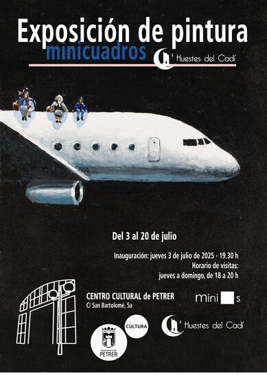 Arriba a Petrer l’exposició de les obres del Certamen Internacional de Minicuadros de la comparsa Hosts del Cadi d’Elda