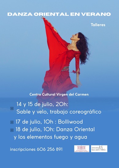 L’Institut Municipal de Cultura «Joaquín Chapapietra» organitza tallers de dansa oriental a Torrevella aquest estiu
