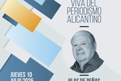 Blas de Peñas protagonitza una nova sessió del cicle Veus del segle XX de l’APPA i la Universitat d’Alacant