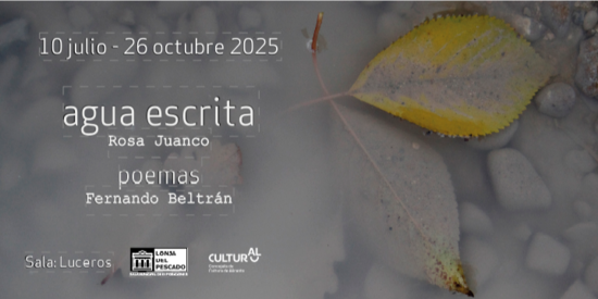La Lonja del Pescado agoge “Agua escrita” que une pintura y fotografía con poesía