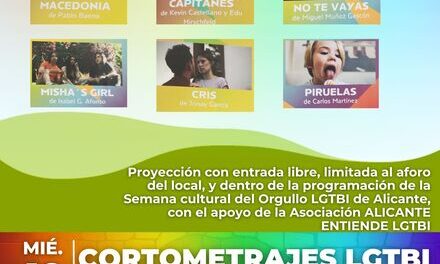 El Festival de Cine de Alicante se suma a las celebraciones del Día Internacional del Orgullo LGBTIQ+