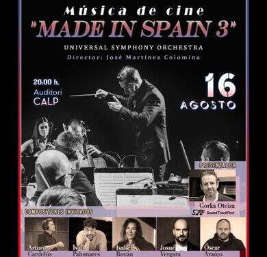 El festival SONAFILM se consolida como referente en la celebración de conciertos sinfónicos dedicados a la música para el audiovisual español