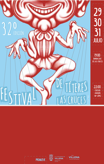 El 32º Festival de Títeres ‘Las Cruces’ vuelve a Villena con seis compañías y entrada gratuita