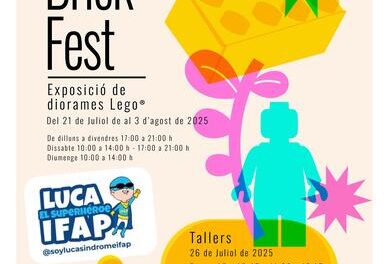 Dénia acull el primer Brick Fest amb una exposició de diorames de Lego i tallers infantils a benefici de Luca