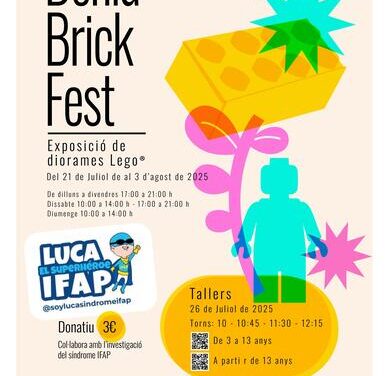 Dénia acull el primer Brick Fest amb una exposició de diorames de Lego i tallers infantils a benefici de Luca