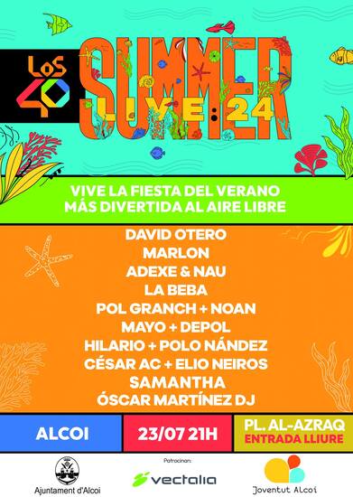 Todo a punto por el concierto «Los 40 Summer Live»