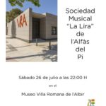 La Lira ofrece el concierto gratuito Estiu Festiu el sábado en el Museo Villa Romana de l’Albir 