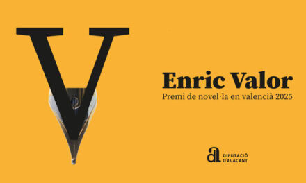 La Diputación de Alicante convoca la XXXI edición del Premi Enric Valor de Novel·la en Valencià