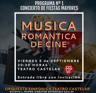 Elda abrirá sus Fiestas Mayores con un concierto sinfónico dedicado al cine