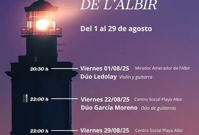 Este viernes comienza en l’Alfàs la IX edición del Festival ‘Conciertos a la llum de la lluna’