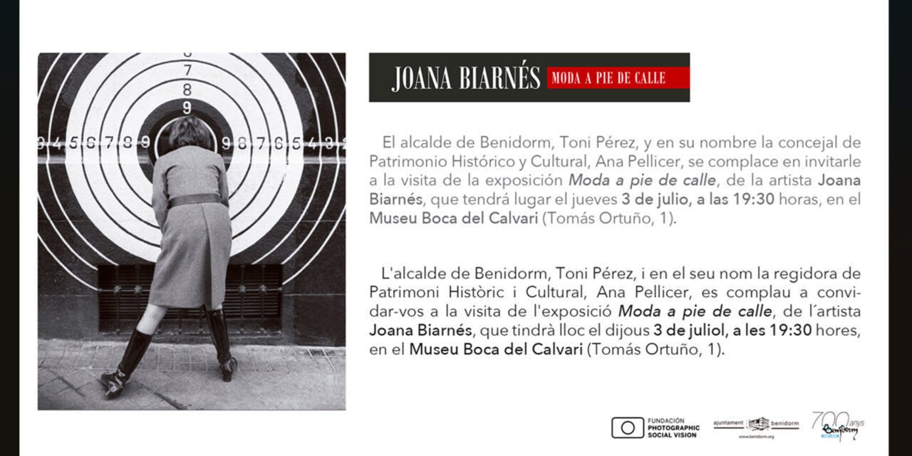 El Museu Boca del Calvari de Benidorm acoge la exposición ‘Moda a pie de calle’ de la fotógrafa Joana Biarnés
