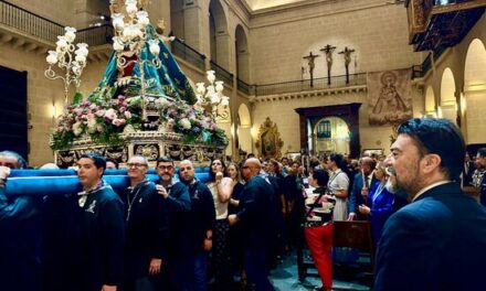 Alicante honra este domingo a la Virgen del Remedio durante la Alborada en su  75 Aniversario como Alcaldesa Honoraria