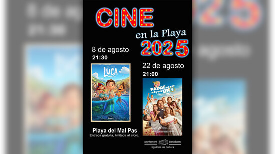 El ciclo ‘Cinema a la platja’ de Benidorm se inicia este sábado con la projección de ‘Luca’