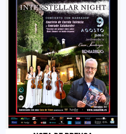 El festival SONAFILM dedica un concierto intimista a Hans Zimmer con cuarteto de cuerda y narración del experto en bandas sonoras Conrado Xalabarder