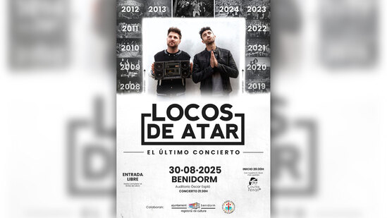 ‘Locos de Atar’ se despide el sábado 30 con ‘El último concierto’ en el auditorio Óscar Esplá