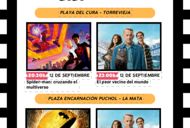 Els dies 12 i 13 de setembre gaudeix del cinema d’estiu a la platja del Curq i en La Mata de Torrevella