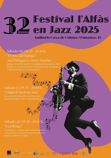 Septiembre suena a jazz en l’Alfàs del Pi: descubre la programación del 32 Festival L’Alfàs en Jazz