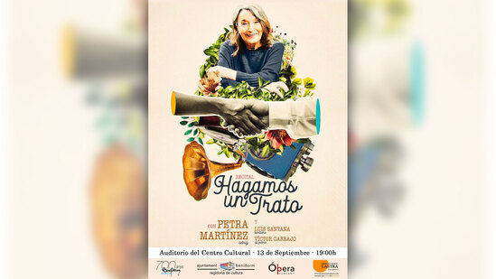 A la venda les entrades de l’espectacle teatral ‘Hagamos un trato’, de l’actriu Petra Martínez