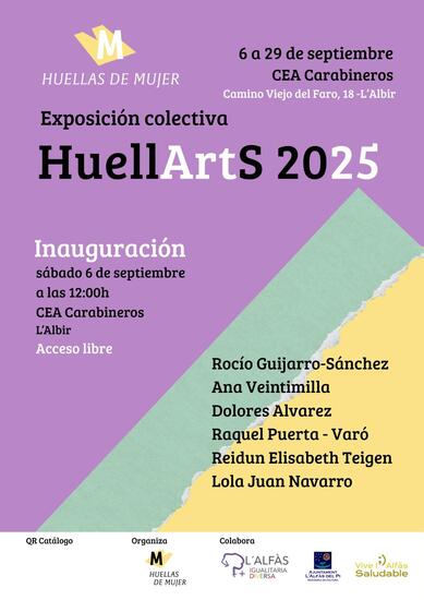 Seis artistas presentan este sábado en el CEA Carabineros en El Albir la exposición HuellArts 2025