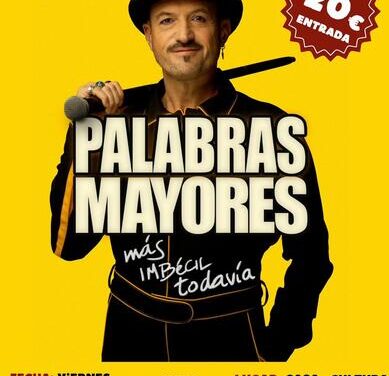 Alex O’Dogherty presenta su último espectáculo Palabras Mayores en l’Alfàs el 19 de septiembre