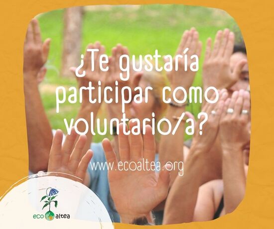EcoAltea busca voluntarios para colaborar durante la Feria