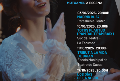 Mutxamel a Escena 2025, un certamen que cumple su XI edición dando visibilidad al teatro amateur