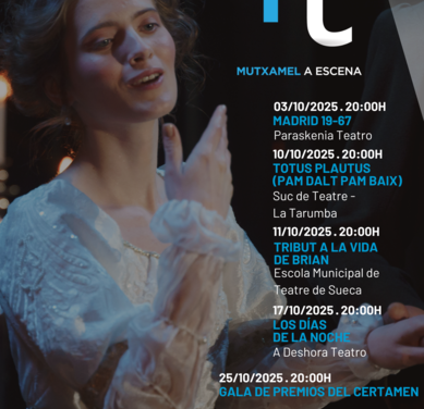 Mutxamel a Escena 2025, un certamen que cumple su XI edición dando visibilidad al teatro amateur