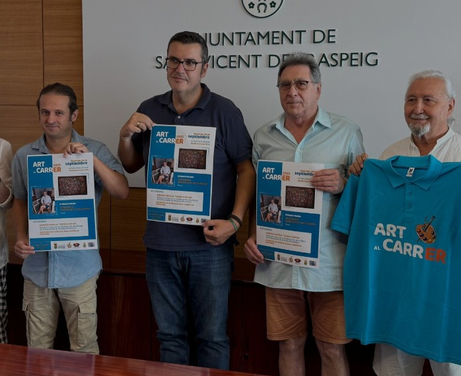 30 artistas tomarán la avenida de la Libertad este domingo para mostrar en vivo su proceso creativo en una edición especial de Art al Carrer de San Vicente