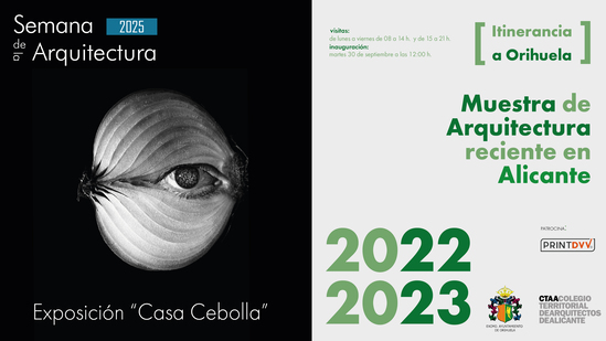 Orihuela celebra la Semana de la Arquitectura con exposiciones y visitas guiadas