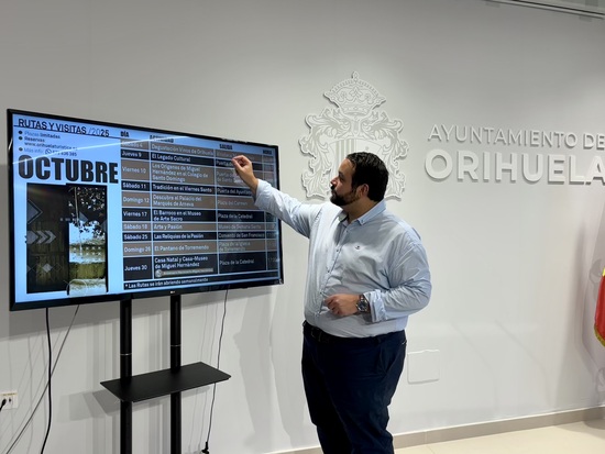 Octubre turístico en Orihuela: rutas hernandianas, Semana Santa y pedanías 