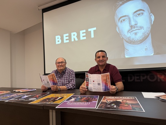 Beret, José Mercé, Sole Giménez y Luis Piedrahita actuarán en l’Auditori de La Nucía