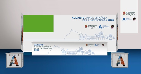 El nuevo stand municipal lucirá la capitalidad en Alicante Gastronómica y servirá la mejor croqueta y tapa cofrade 