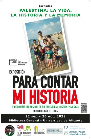La Universidad de Alicante acoge las jornadas “Palestina: la vida, la historia y la memoria”