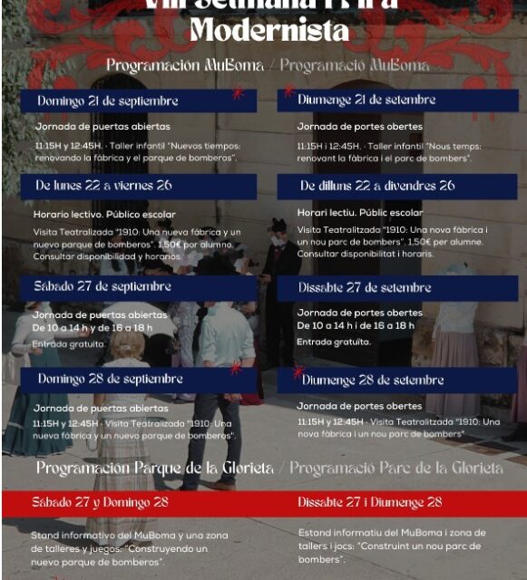 La Semana y Feria Modernista de Alcoy llega al MuBoma